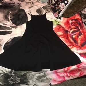 Black skater dress